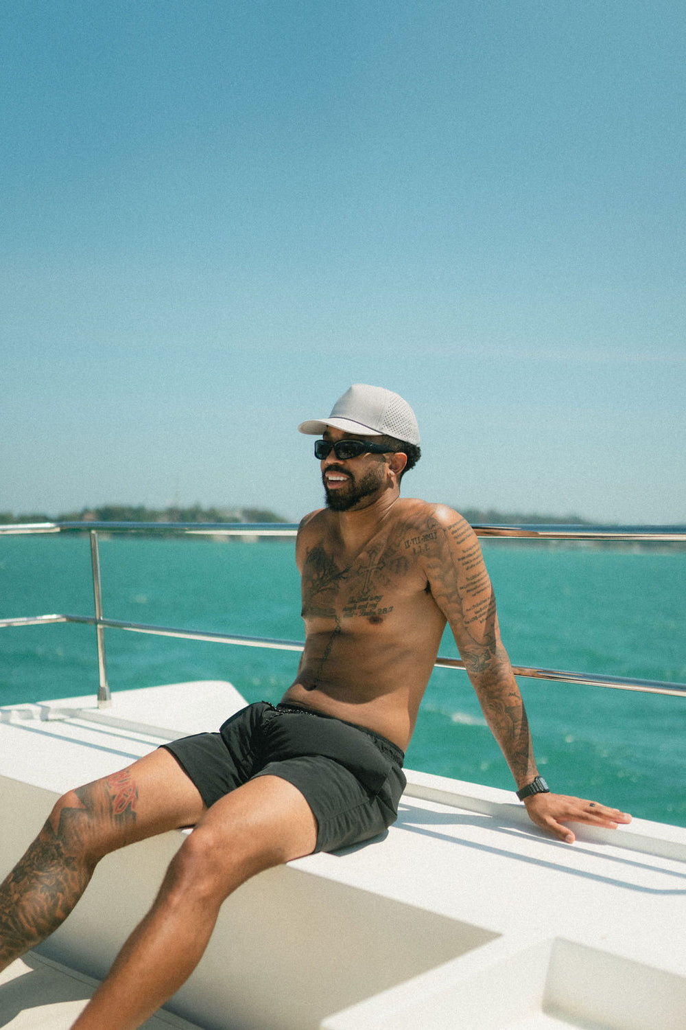 On the water